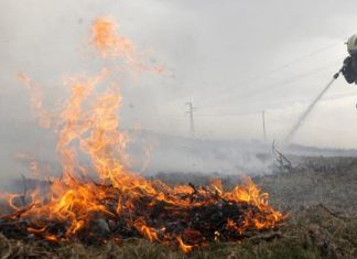 Aviso amarillo por riesgo de incendios forestales para hoy y mañana en Euskadi