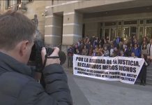 Los jueces y fiscales de Euskadi secundan la huelga que solicita «una justicia independiente, sin injerencias políticas»
