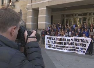 Los jueces y fiscales de Euskadi secundan la huelga que solicita «una justicia independiente, sin injerencias políticas»