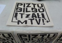 Detenida en Bilbao por agredir a un agente durante una protesta contra los premios MTV