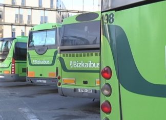 Continúan los paros en Bizkaibus