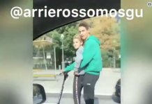 Cazados circulando a más de 80 Km/h en patinete por una calle de Barcelona