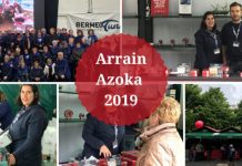 Merecido homenaje a las mujeres en la Arrain Azoka de Bermeo, información gentileza de Conservas Serrats