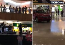 Una banda toca la canción de Titanic al inundarse un centro comercial en Guadalajara