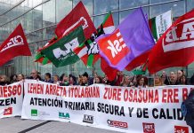 Tercer día de huelga en Atención Primaria de Osakidetza