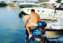 Balotelli ofrece 2.000 euros a un camarero por tirarse en una Vespa