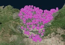 Mapa activo de geolocalización de recursos de atención a la violencia contra las mujeres