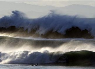 Activado el aviso amarillo por olas de 3 metros