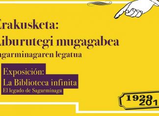 `La Biblioteca Infinita. El legado de Sagarmínaga, 1929-2029´ se abrirá el 8 de octubre en la Biblioteca Foral de Bizkaia