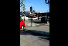 Atropella a un motorista tras una discusión de tráfico