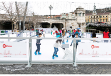 El Ayuntamiento de Bilbao duplicará esta Navidad el espacio de la pista de patinaje