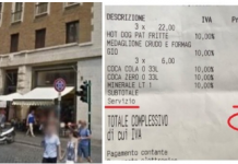 Cobran 120 euros por tres perritos calientes y un sándwich
