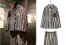 Comparan un ‘outfit’ de Loewe con los uniformes de los campos de concentración nazi
