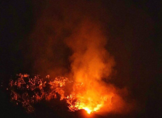 Se reactiva el fuego del vertedero de Zaldibar