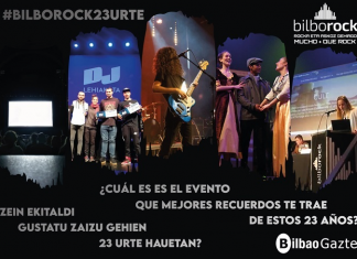 La sala del Ayuntamiento de Bilbao Bilborock cumple 23 años e invita a los jóvenes a que recuerden sus mejores momentos