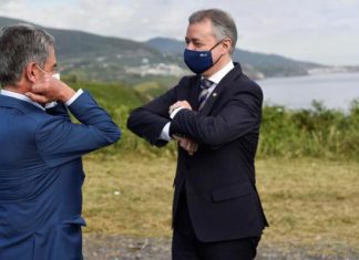 Urkullu y Revilla escenifican la nueva normalidad en Muskiz