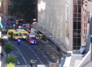 Dos personas arrolladas por un conductor que se ha desmayado Bilbao