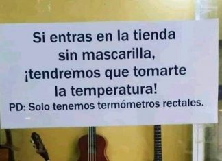 Original mensaje para incentivar el uso de la mascarilla
