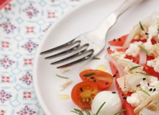 Recetas de verano Serrats: Ensalada fresca de sandía