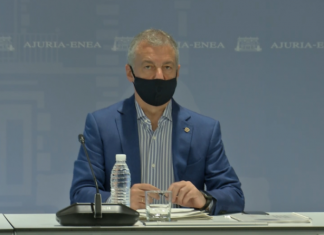 El lehendakari comunica al Reino Unido su preocupación por la cuarentena