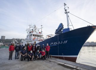 El buque ‘Aita Mari’ está preparado para zarpar de nuevo en auxilio de embarcaciones de migrantes