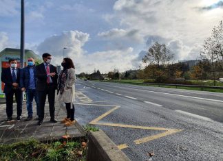 La Diputación de Bizkaia mejora la N-634 a su paso por Euba con una inversión de 7,5 millones