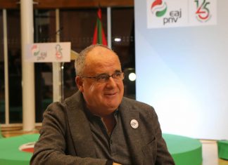 Joseba Egibar es reelegido presidente del Gipuzko Buru Batzar