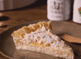 Pantxineta con crema de coco. Exquisita receta de la mano de Kaiku