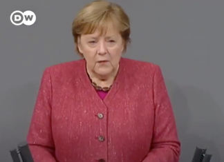 Angela Merkel pide a los alemanes que se queden en casa