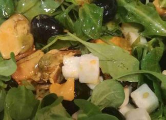 Ensalada de mejillones y queso de cabra, de la mano de Conservas Serrats