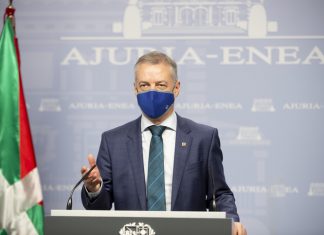 El lehendakari se reunirá mañana con el Comité Técnico del LABI para analizar la situación epidemiológica