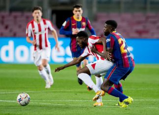 El Athletic cae en el Camp Nou 1-2