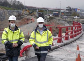 La Diputación Foral de Bizkaia comienza las obras en el nudo de Kukularra