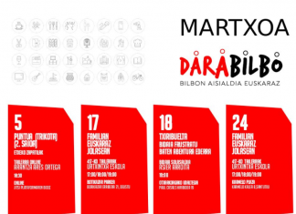 Darabilbo, el programa de ocio en euskera del Ayuntamiento de Bilbao, incluye este mes de marzo talleres para disfrutar en familia