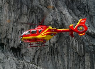 Trasladan en helicóptero a un ciclista herido en el monte Upo (Zaratamo)