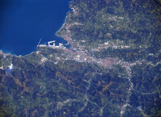 Bilbao es fotografiada desde el espacio por el astronauta Soichi Noguchi