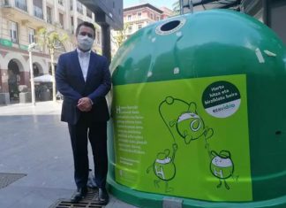 Seis contenedores verdes de Barakaldo mostrarán microrrelatos promoviendo el reciclaje y el cuidado del medio ambiente