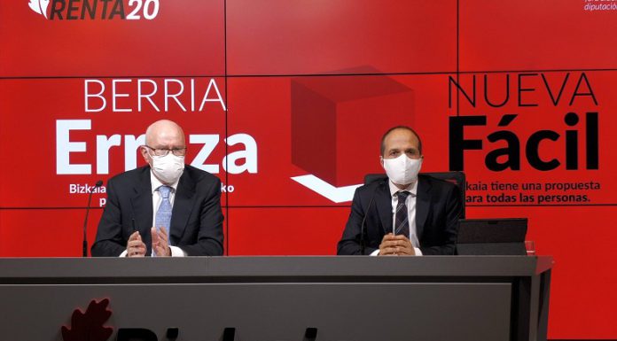 Datos de la campaña Renta20 ofrecidos por la Diputación de Bizkaia