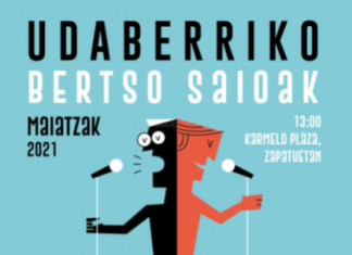 El Ayuntamiento de Bilbao arranca la 37ª edición del programa “Udaberriko Bertso Saioak” el 8 de mayo