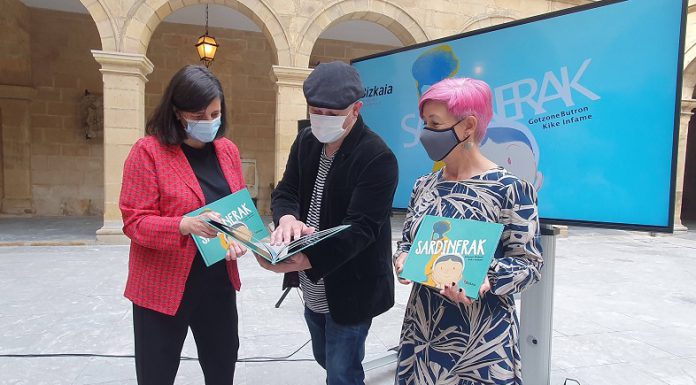 La Diputación Foral de Bizkaia publica Sardinerak, el quinto libro de la serie Ipuinak sobre personajes populares