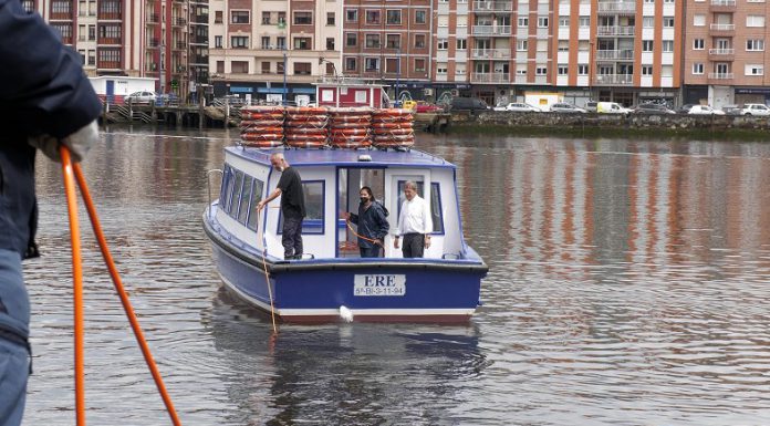 La Diputación de Bizkaia estudia el subsuelo de la Ría para definir la mejor ubicación del puente móvil entre Erandio y Barakaldo