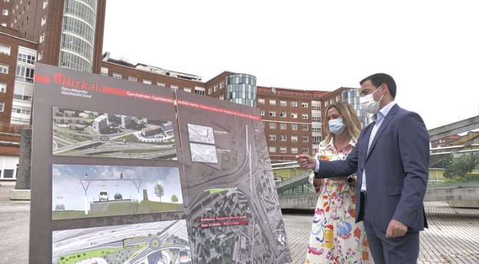 La Diputación Foral de Bizkaia construirá un nuevo acceso al Hospital de Cruces para los vecinos de Ezkerraldea