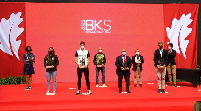 La Diputación Foral de Bizkaia celebra los Premios Bizkaia Kirolak Sariak 2021