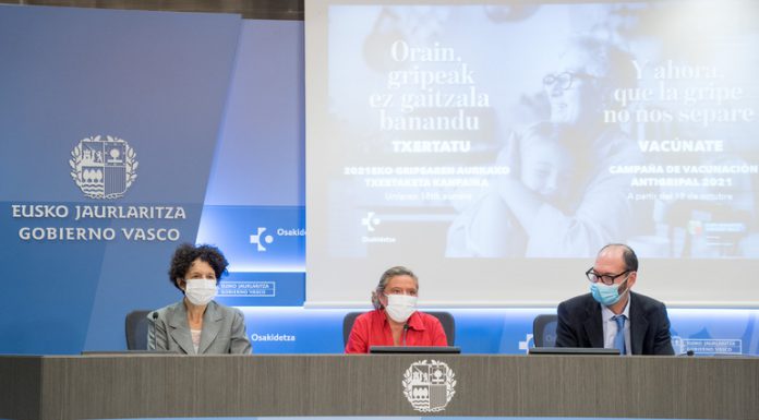 Comienza la vacunación contra la gripe en Euskadi