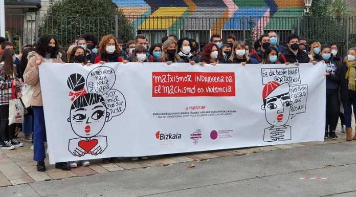 La Diputación de Bizkaia denuncia que el machismo es violencia en su campaña del 25N