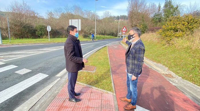 La Diputación de Bizkaia invertirá 2,5 millones de euros para mejorar la seguridad y calmar el tráfico en la BI-2120 en Maruri