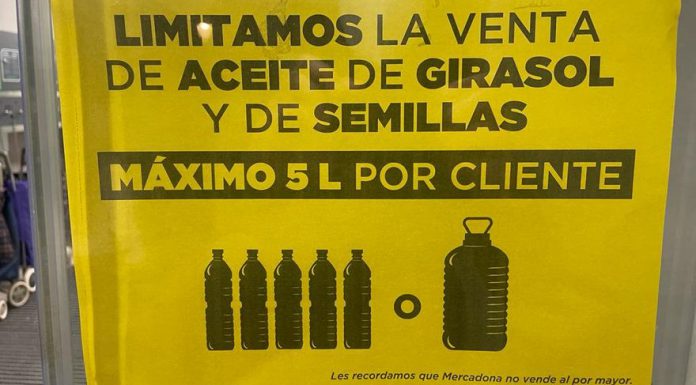 Limitan la venta de aceite de girasol para evitar desabastecimiento