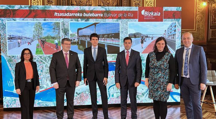 La Diputación presenta el proyecto para transformar la BI-711 en un Bulevar que conectará Getxo, Leioa, Erandio y Bilbao