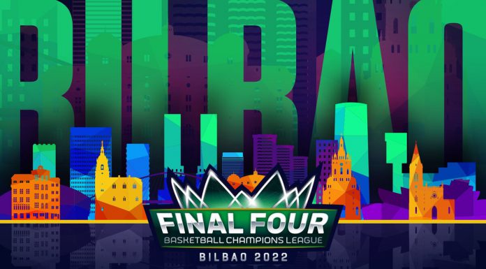 La Oficina de Turismo Bilbao Bizkaia acoge una réplica del trofeo de la Final Four Basketball Champions League