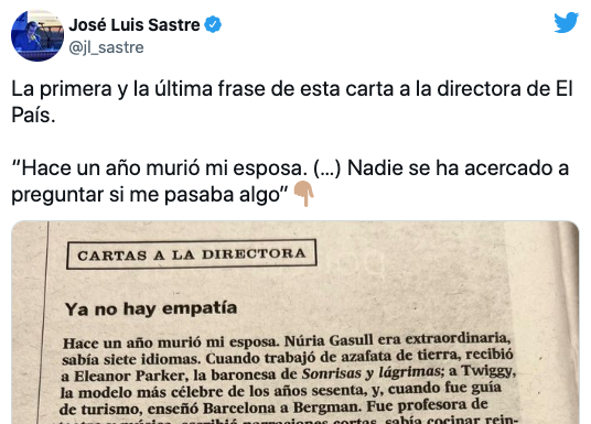 La carta a la directora que ha hecho reflexionar a las redes: «Ya no hay empatía»